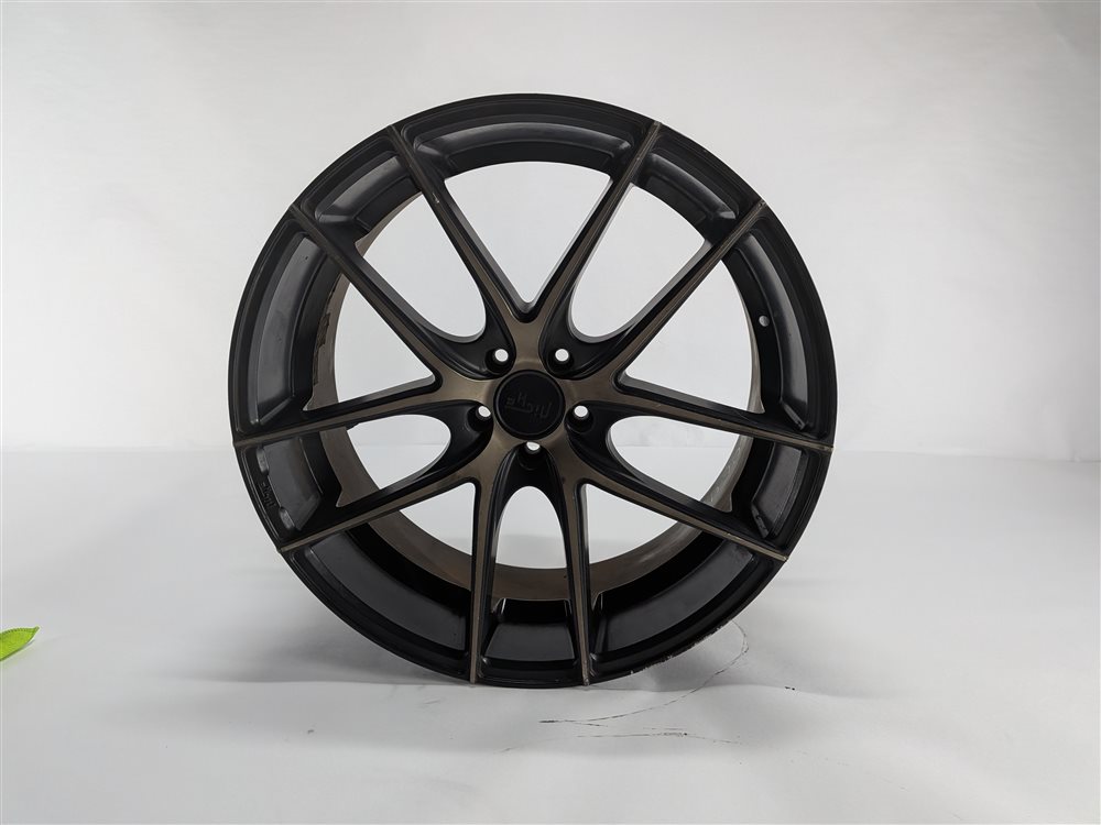 2015 MERCEDES GL550 X166 NICHE 22X9 10-SPOKE BLACK MACHINED FACE ALLOY WHEEL RIM