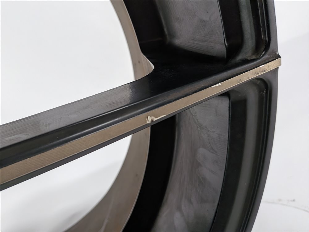 Thumbnail 4: 2015 MERCEDES GL550 X166 NICHE 22X9 10-SPOKE BLACK MACHINED FACE ALLOY WHEEL RIM