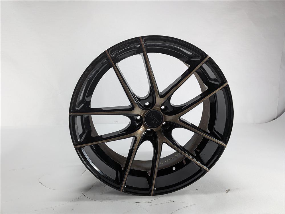 2015 MERCEDES GL550 X166 NICHE 22X9 10-SPOKE BLACK MACHINED FACE ALLOY WHEEL RIM