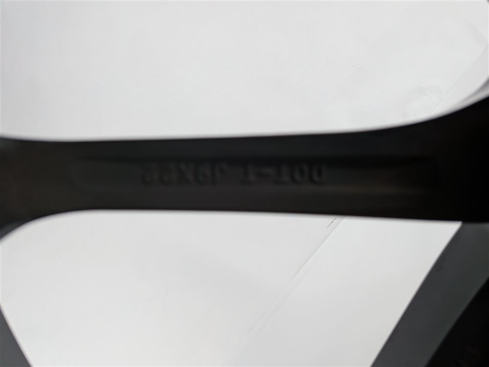 Thumbnail 7: 2015 MERCEDES GL550 X166 NICHE 22X9 10-SPOKE BLACK MACHINED FACE ALLOY WHEEL RIM