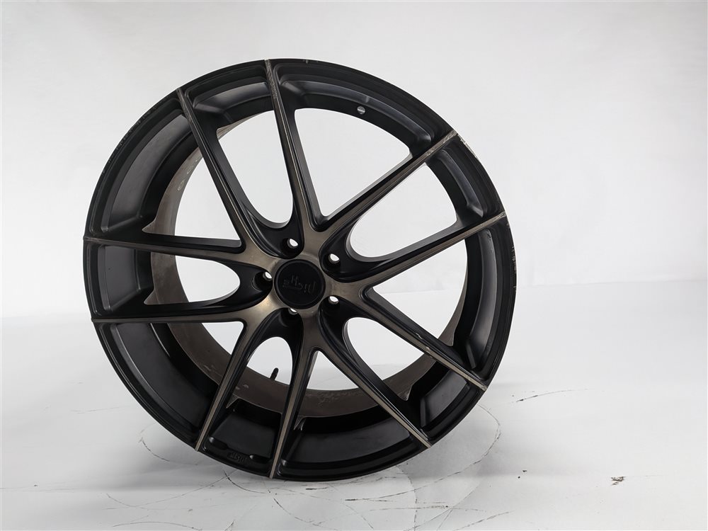 2015 MERCEDES GL550 X166 NICHE 22X9 10-SPOKE BLACK MACHINED FACE ALLOY WHEEL RIM