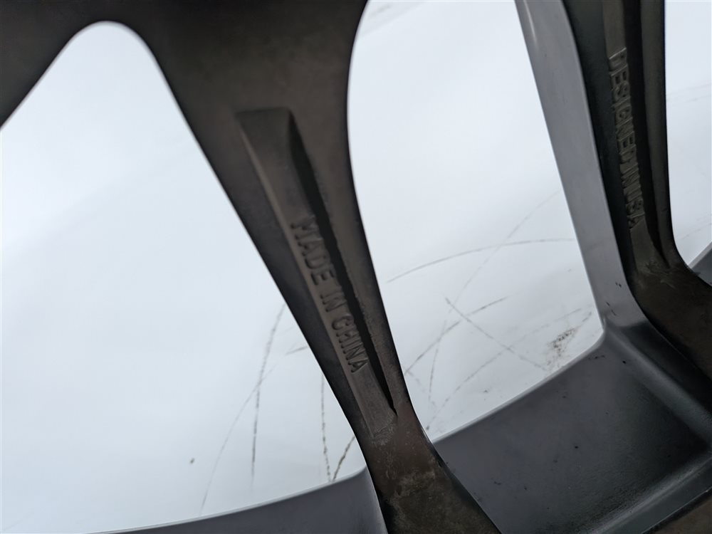 Thumbnail 16: 2015 MERCEDES GL550 X166 NICHE 22X9 10-SPOKE BLACK MACHINED FACE ALLOY WHEEL RIM