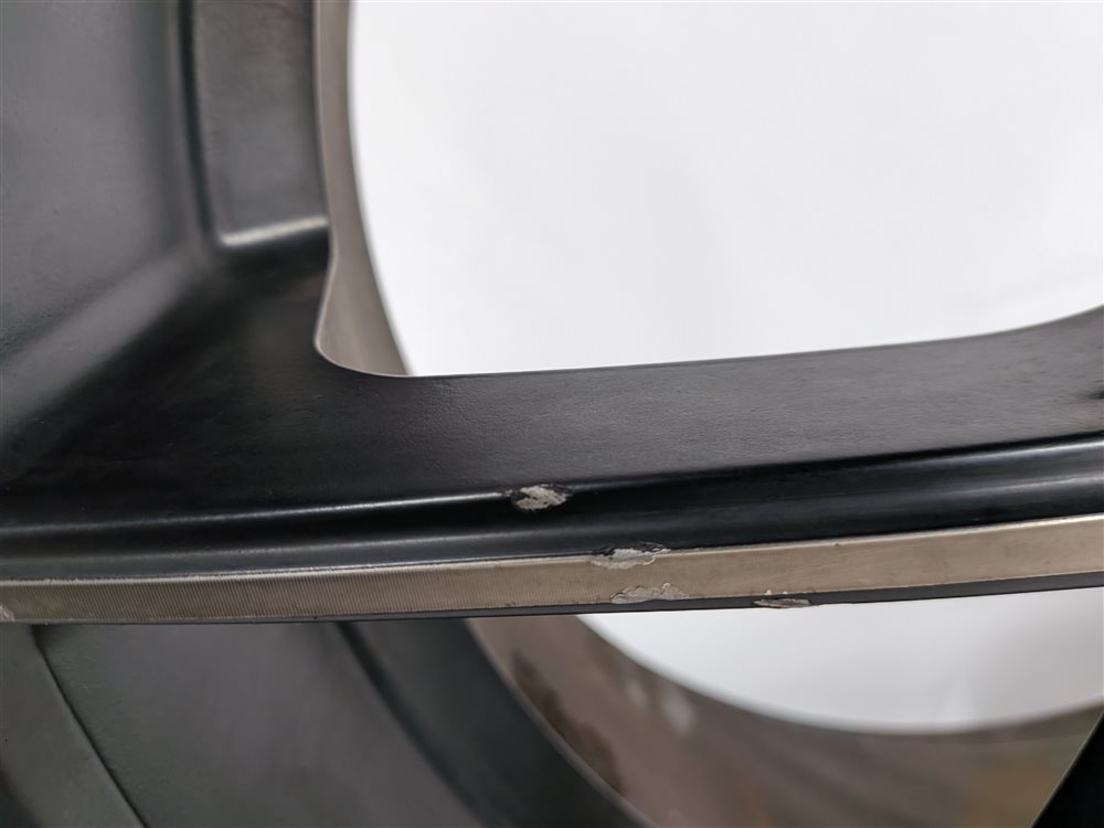 Thumbnail 4: 2015 MERCEDES GL550 X166 NICHE 22X9 10-SPOKE BLACK MACHINED FACE ALLOY WHEEL RIM
