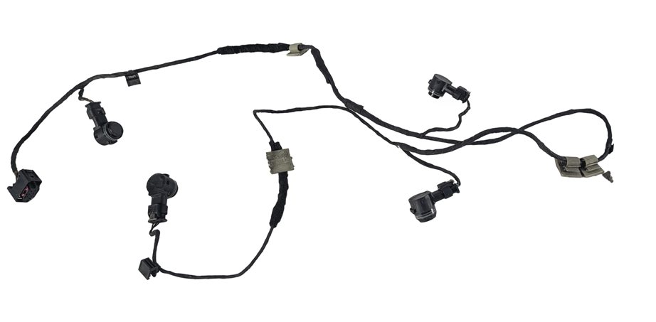 2014 BMW X5 (F15) FRONT BUMPER PARK ASSIST PDC SENSORS w/ WIRING HARNESS (Black)