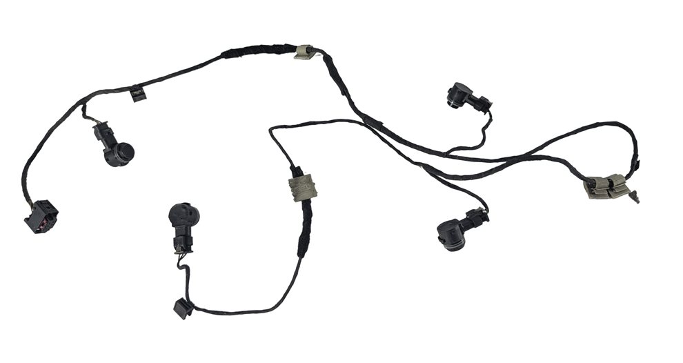 Thumbnail 2: 2014 BMW X5 (F15) FRONT BUMPER PARK ASSIST PDC SENSORS w/ WIRING HARNESS (Black)