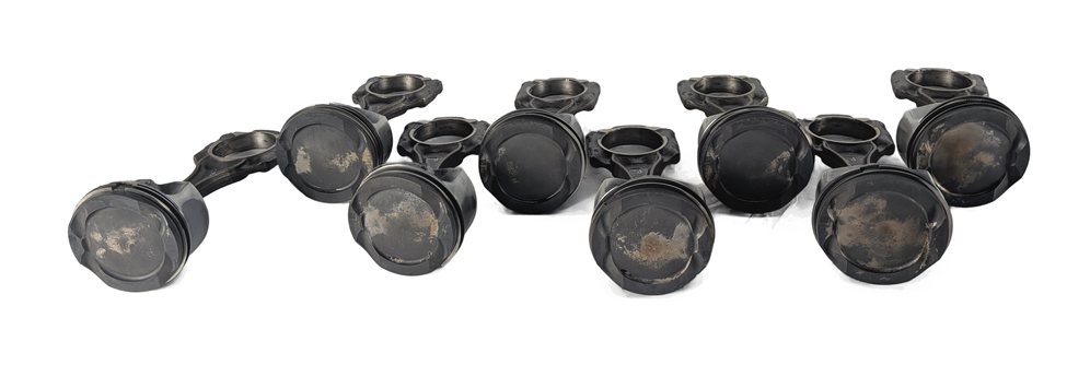 13-18 BMW X5 X6 5 6 7 (F01 F02 F06 F07 F10 F12) 4.4L N63 ENGINE PISTON SET/8