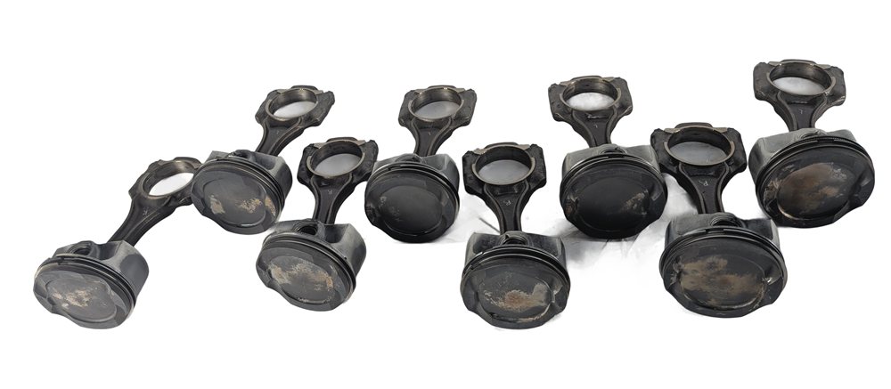 Thumbnail 2: 13-18 BMW X5 X6 5 6 7 (F01 F02 F06 F07 F10 F12) 4.4L N63 ENGINE PISTON SET/8