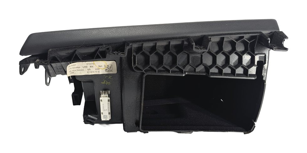 Thumbnail 7: 2014-2019 BMW X5 X6 (F15 F16) GLOVE BOX STORAGE COMPARTMENT ASSEMBLY (Black)