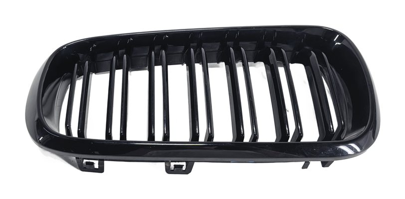 14-18 BMW X5 (F15) FRONT RIGHT UPPER KIDNEY GRILLE GLOSS BLACK W/O NIGHT VISION