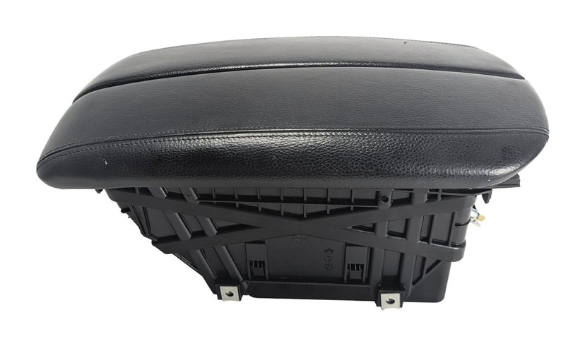 Thumbnail 3: BMW 14-18 X5 F15 15-16 X6 F16 FRONT CENTER CONSOLE ARM REST STORAGE BIN (Black)