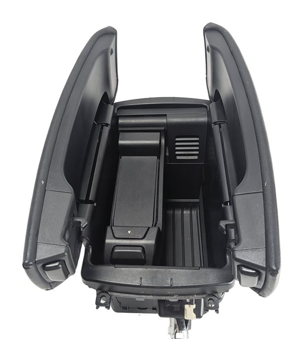 Thumbnail 5: BMW 14-18 X5 F15 15-16 X6 F16 FRONT CENTER CONSOLE ARM REST STORAGE BIN (Black)