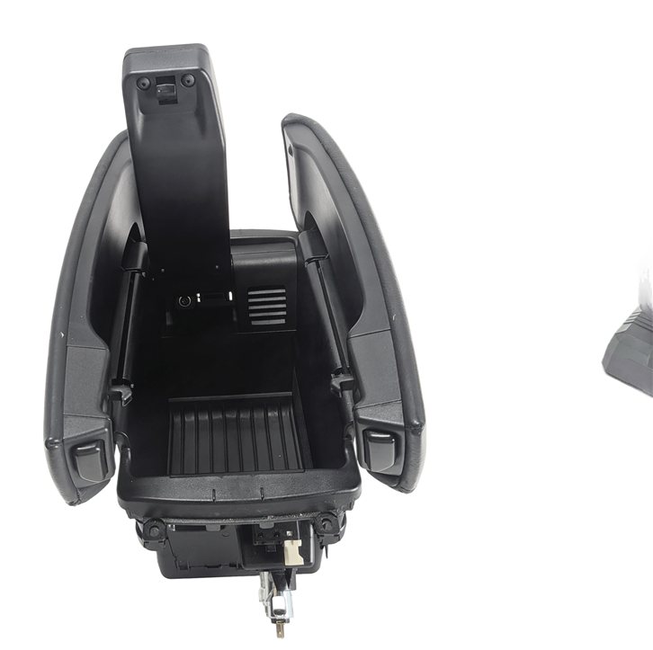 Thumbnail 6: BMW 14-18 X5 F15 15-16 X6 F16 FRONT CENTER CONSOLE ARM REST STORAGE BIN (Black)