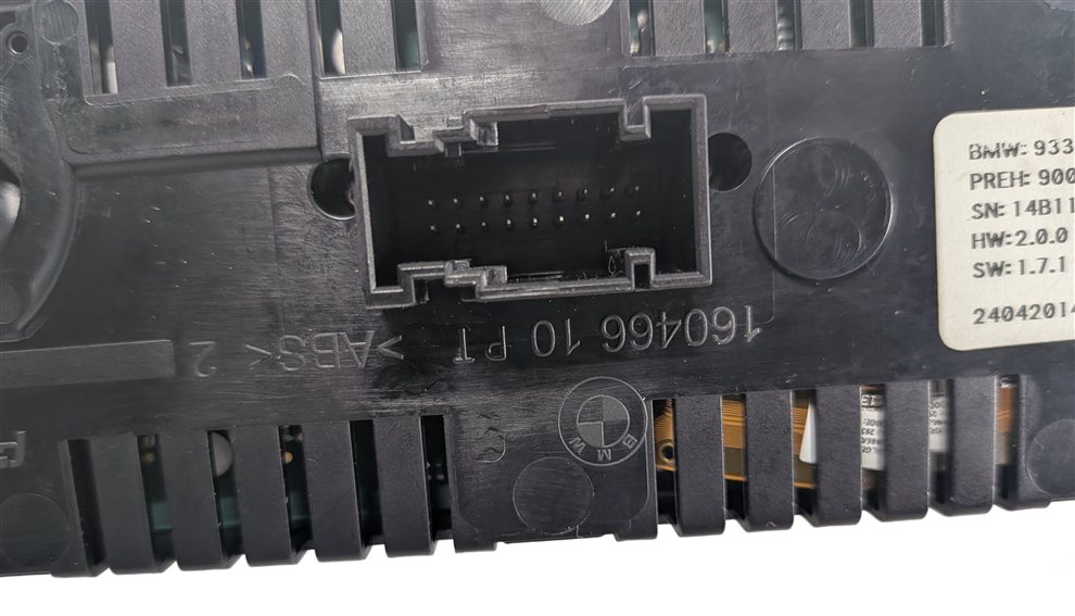 Thumbnail 9: 2014-2019 BMW X5 X6 (F15 F16) REAR QUAD ZONE AC HEATER CLIMATE CONTROL PANEL