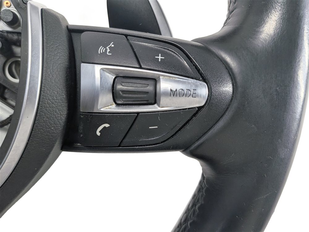 Thumbnail 9: 14-19 BMW X5 X6 F15 F16 M SPORT MULTIFUNCTION STEERING WHEEL w/ PADDLES (Black)