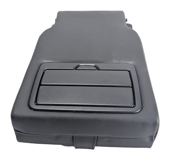14-18 BMW X5 (F15) REAR CENTER SEAT FOLDING ARMREST CONSOLE CUP HOLDER (Black)