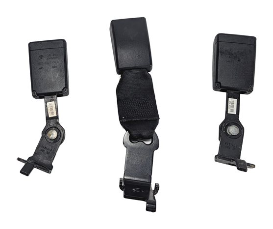 Thumbnail 3: 2014 BMW X5 (F15) REAR LEFT/CENTER/RIGHT SEATBELT BUCKLE RECEIVER SET/3 (Black)