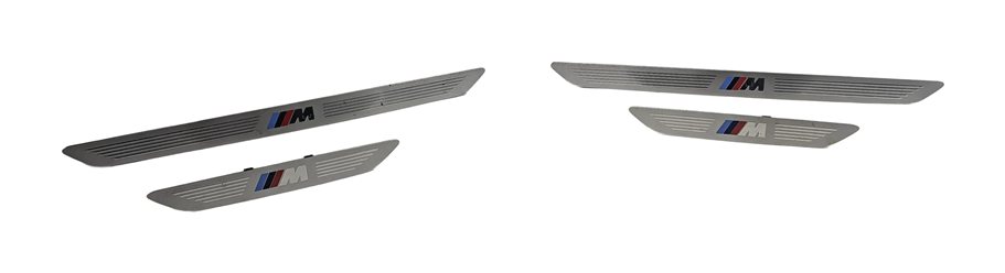 2014 BMW X5 F15 FRONT/REAR M SPORT DOOR SILL SCUFF PLATE ENTRY GUARD TRIM SET/4