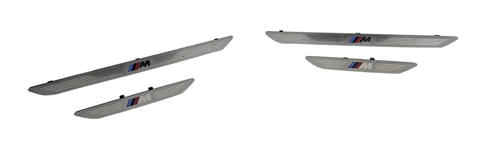 Thumbnail 2: 2014 BMW X5 F15 FRONT/REAR M SPORT DOOR SILL SCUFF PLATE ENTRY GUARD TRIM SET/4
