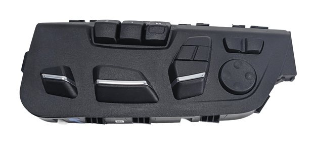 Thumbnail 2: 2014 BMW X5 (F15) FRONT LEFT DRIVER SEAT ADJUST CONTROL SWITCH w/ MEMORY LUMBAR