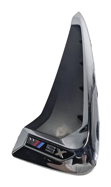 Thumbnail 3: 2014 BMW X5 (F15) FRONT LEFT FENDER SIDE GILL VENT GRILLE w/ X5 M EMBLEM (Black)