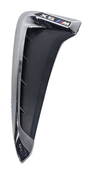 Thumbnail 5: 2014 BMW X5 (F15) FRONT LEFT FENDER SIDE GILL VENT GRILLE w/ X5 M EMBLEM (Black)