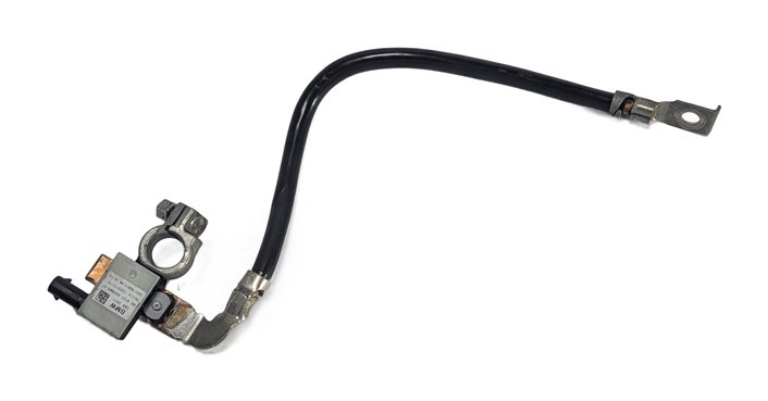 Thumbnail 2: 2014 BMW X5 (F15) 4.4L NEGATIVE GROUND BATTERY CABLE LEAD w/ IBS SENSOR TERMINAL
