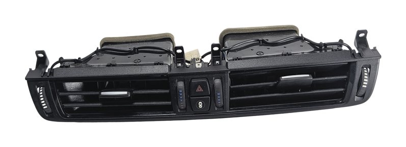 2014 BMW X5 (F15) FRONT CENTER DASH AIR AC VENT w/ HAZARD CENTRAL LOCK (Black)