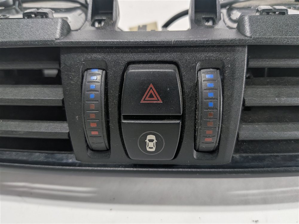 Thumbnail 9: 2014 BMW X5 (F15) FRONT CENTER DASH AIR AC VENT w/ HAZARD CENTRAL LOCK (Black)