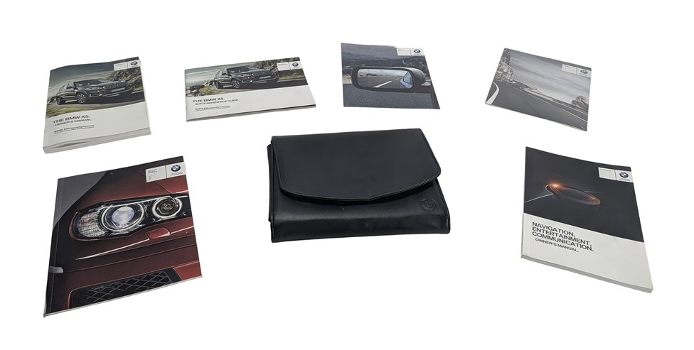 Thumbnail 3: 2014 BMW X5 (F15) 4.4L OWNER'S MANUAL HANDBOOK BOOKLET SET/6 w/ CARRYING CASE