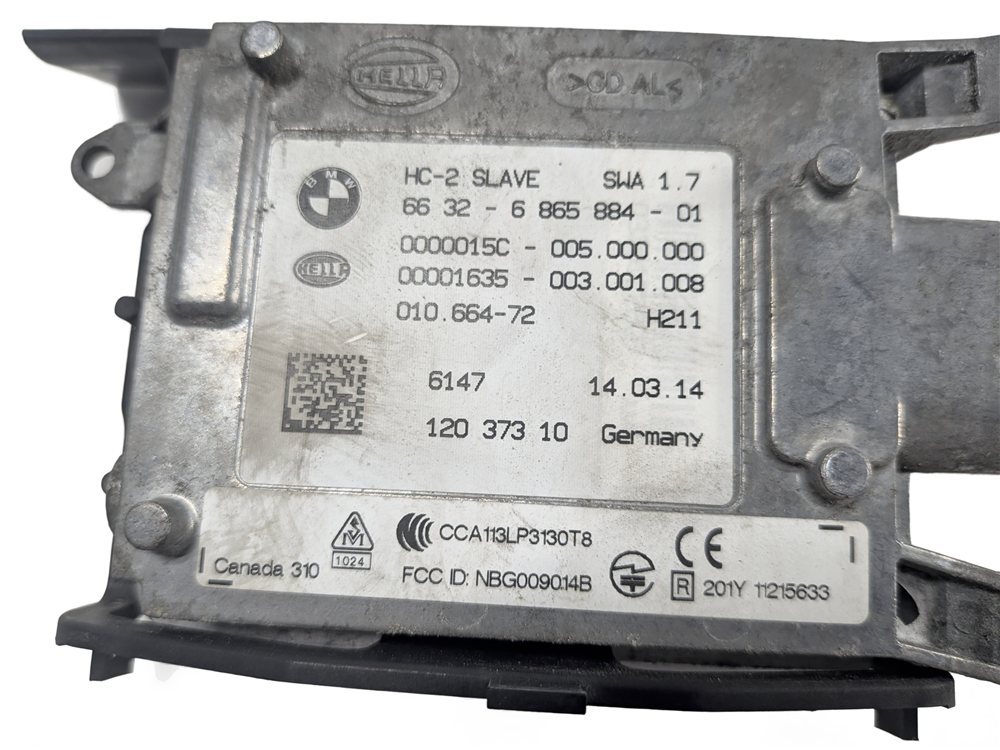Thumbnail 6: 2014 BMW X5 (F15) RIGHT PASSENGER BLIND SPOT ALERT RADAR SENSOR CONTROL MODULE