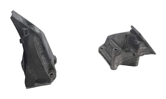 2014 BMW X5 (F15) 4.4L (N63) ENGINE LEFT/RIGHT MOTOR MOUNT SUPPORT BRACKET SET/2