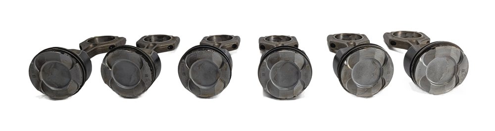 Thumbnail 3: 2010-2014 BMW 1/3/4/5/6/7/X1/X3/X5/X6 3.0L N55 TURBO ENGINE PISTON & ROD SET 6