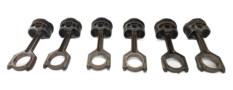 Thumbnail 6: 2010-2014 BMW 1/3/4/5/6/7/X1/X3/X5/X6 3.0L N55 TURBO ENGINE PISTON & ROD SET 6