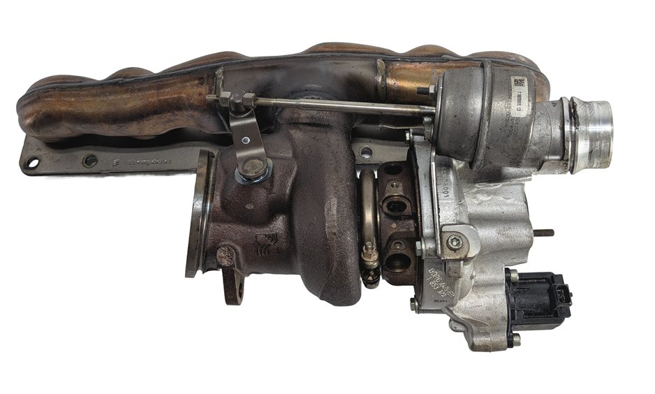 Thumbnail 2: 2014-2019 BMW 335i 535i 640i X4 X5 X6 3.0L N55 TURBO TURBOCHARGER w/ MANIFOLD