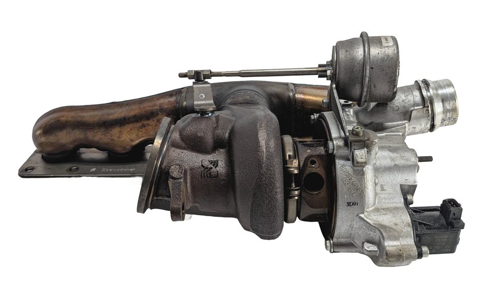 Thumbnail 3: 2014-2019 BMW 335i 535i 640i X4 X5 X6 3.0L N55 TURBO TURBOCHARGER w/ MANIFOLD