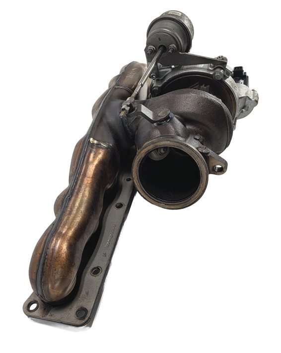 Thumbnail 5: 2014-2019 BMW 335i 535i 640i X4 X5 X6 3.0L N55 TURBO TURBOCHARGER w/ MANIFOLD