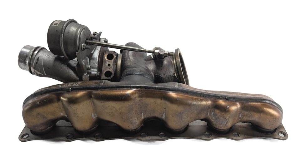 Thumbnail 6: 2014-2019 BMW 335i 535i 640i X4 X5 X6 3.0L N55 TURBO TURBOCHARGER w/ MANIFOLD