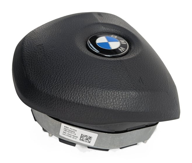 Thumbnail 5: 09-18 BMW 5 6 7 (F01 F06 F10 F13) DRIVER STEERING WHEEL SRS AIRBAG (Black)