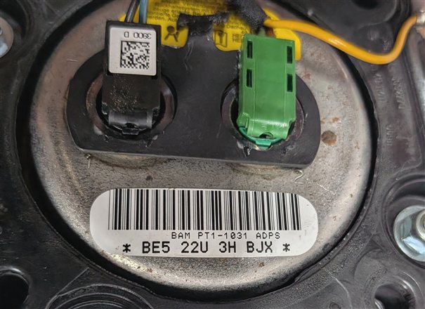 Thumbnail 9: 09-18 BMW 5 6 7 (F01 F06 F10 F13) DRIVER STEERING WHEEL SRS AIRBAG (Black)