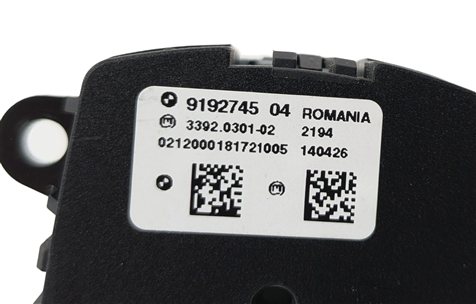 Thumbnail 8: 10-19 BMW 5 6 7 X3 X4 SERIES (F01 F07 F10 F06) HEADLIGHT FOG LIGHT SWITCH