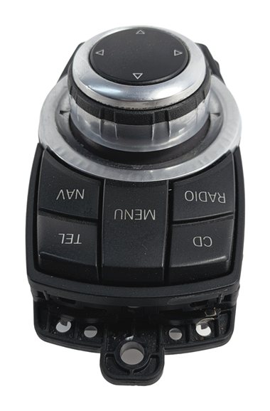 Thumbnail 5: 11-12 BMW 528i 535i 550i (F10) RADIO GPS NAVIGATION iDRIVE MEDIA CONTROL KNOB
