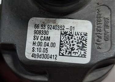 Thumbnail 9: 09-18 BMW 3 4 5 6 7 X5 X6 (F01 F02 F06 F10 F12 F13 F30 F32) FRONT BUMPER CAMERA