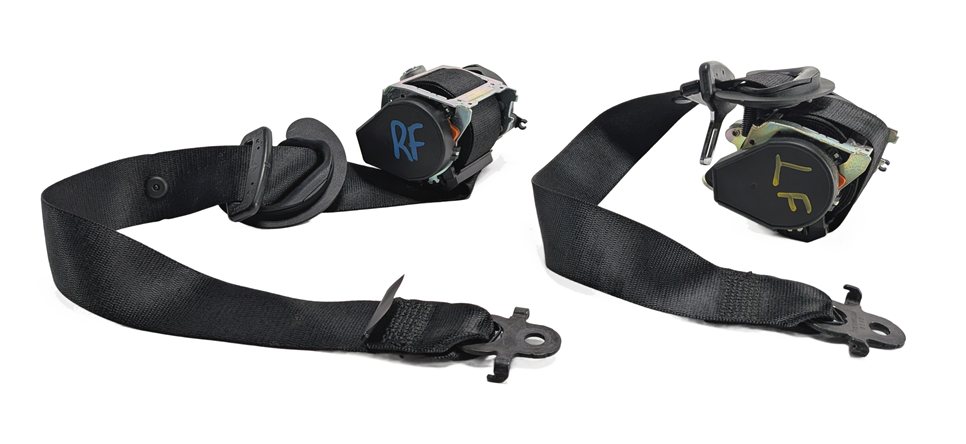 Thumbnail 3: 11-16 BMW 528i 535i 550i M5 (F10) FRONT LEFT DRIVER SEATBELT RETRACTOR (Black)
