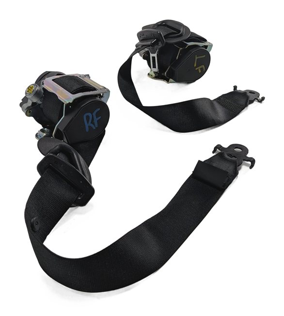 Thumbnail 4: 11-16 BMW 528i 535i 550i M5 (F10) FRONT LEFT DRIVER SEATBELT RETRACTOR (Black)