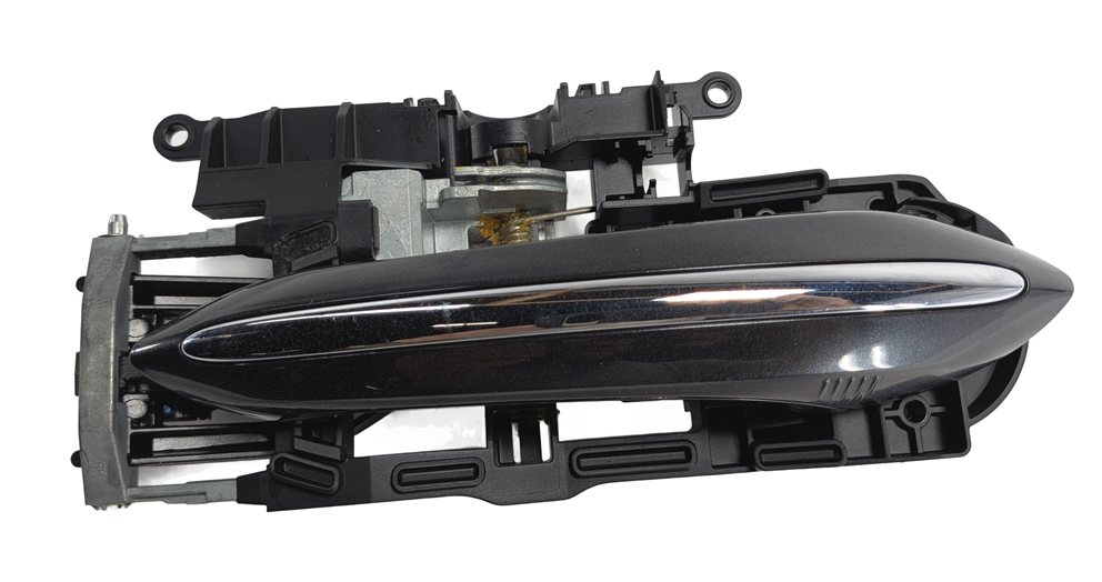 Thumbnail 2: 2009-2018 BMW 5 7 SERIES (F01 F02 F10) REAR RIGHT COMFORT DOOR HANDLE (Gray)