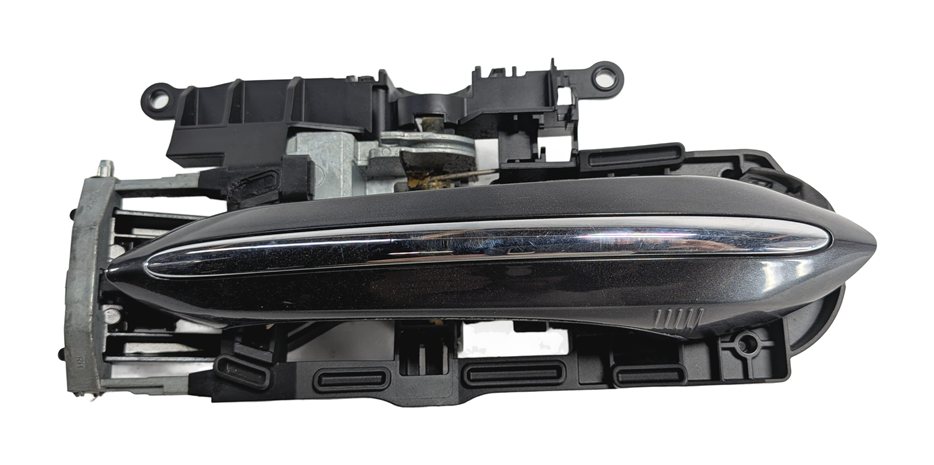 Thumbnail 2: 2009-2018 BMW 5 7 SERIES (F01 F02 F10) FRONT RIGHT COMFORT DOOR HANDLE (Gray)