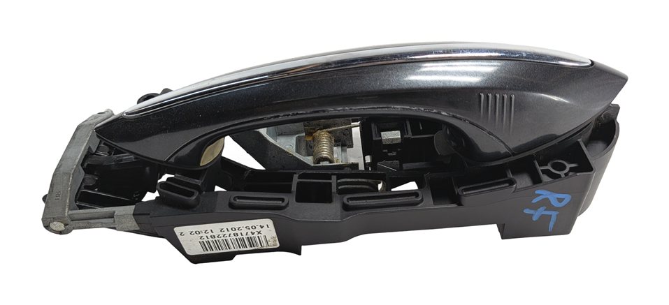 Thumbnail 3: 2009-2018 BMW 5 7 SERIES (F01 F02 F10) FRONT RIGHT COMFORT DOOR HANDLE (Gray)