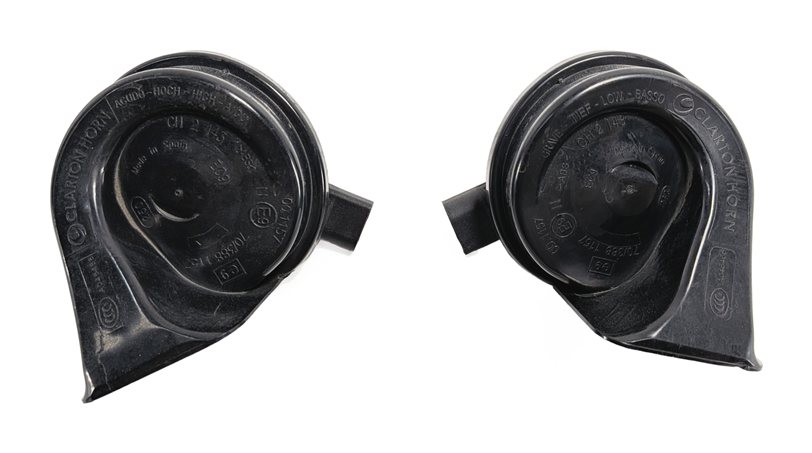 Thumbnail 2: 2011-2016 BMW 528i 535i 535iGT 550i 550iGT M5 (F10 F07) HIGH & LOW TONE HORN SET