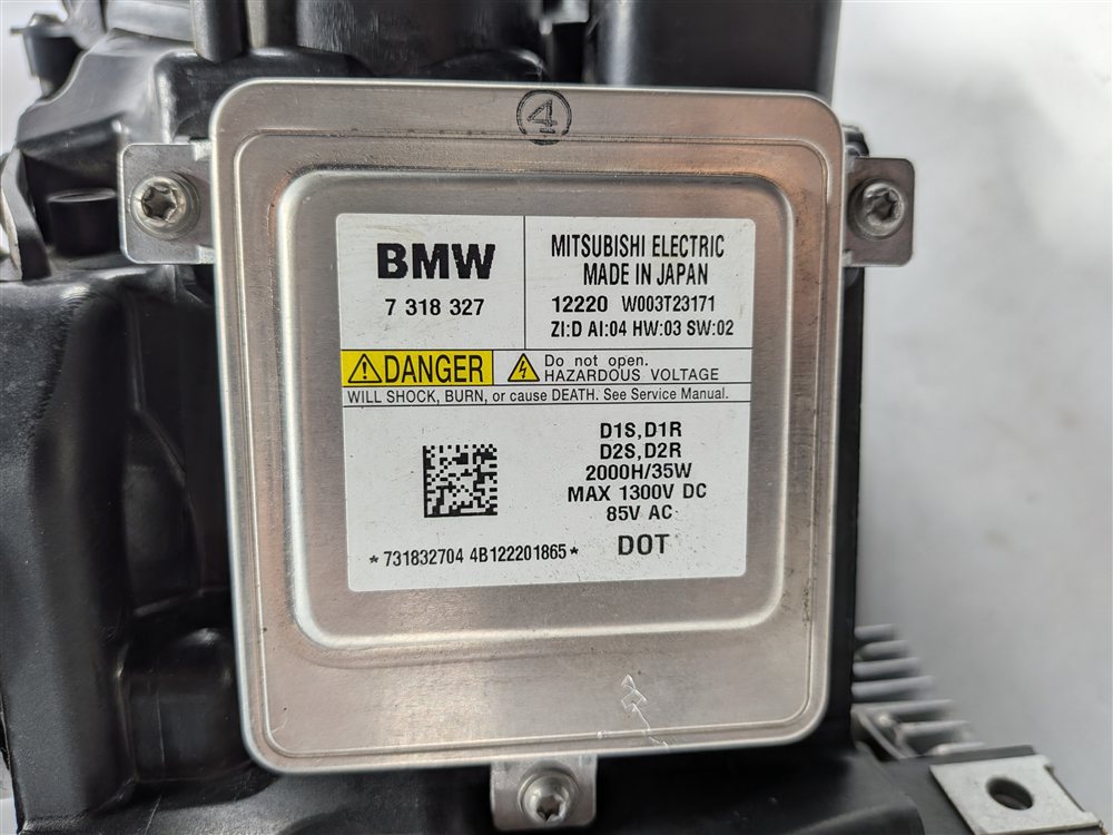 Thumbnail 14: 2011-2013 BMW 528i 535i 550i M5 (F10) RIGHT XENON HID ADAPTIVE HEADLIGHT LAMP