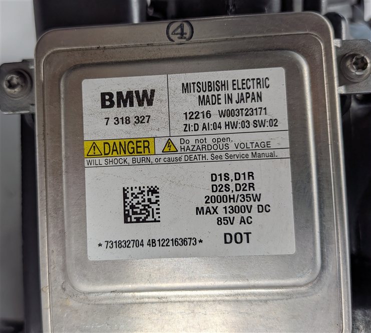 Thumbnail 16: 2011-2013 BMW 528i 535i 550i M5 (F10) LEFT XENON HID ADAPTIVE HEADLIGHT LAMP
